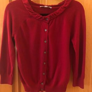 Loft red sweater